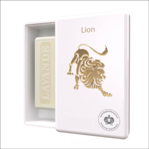 Visuel boite à savon solide signe astrologique Lion
