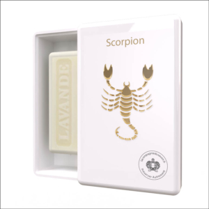Visuel boite à savon solide signe astrologique Scorpion